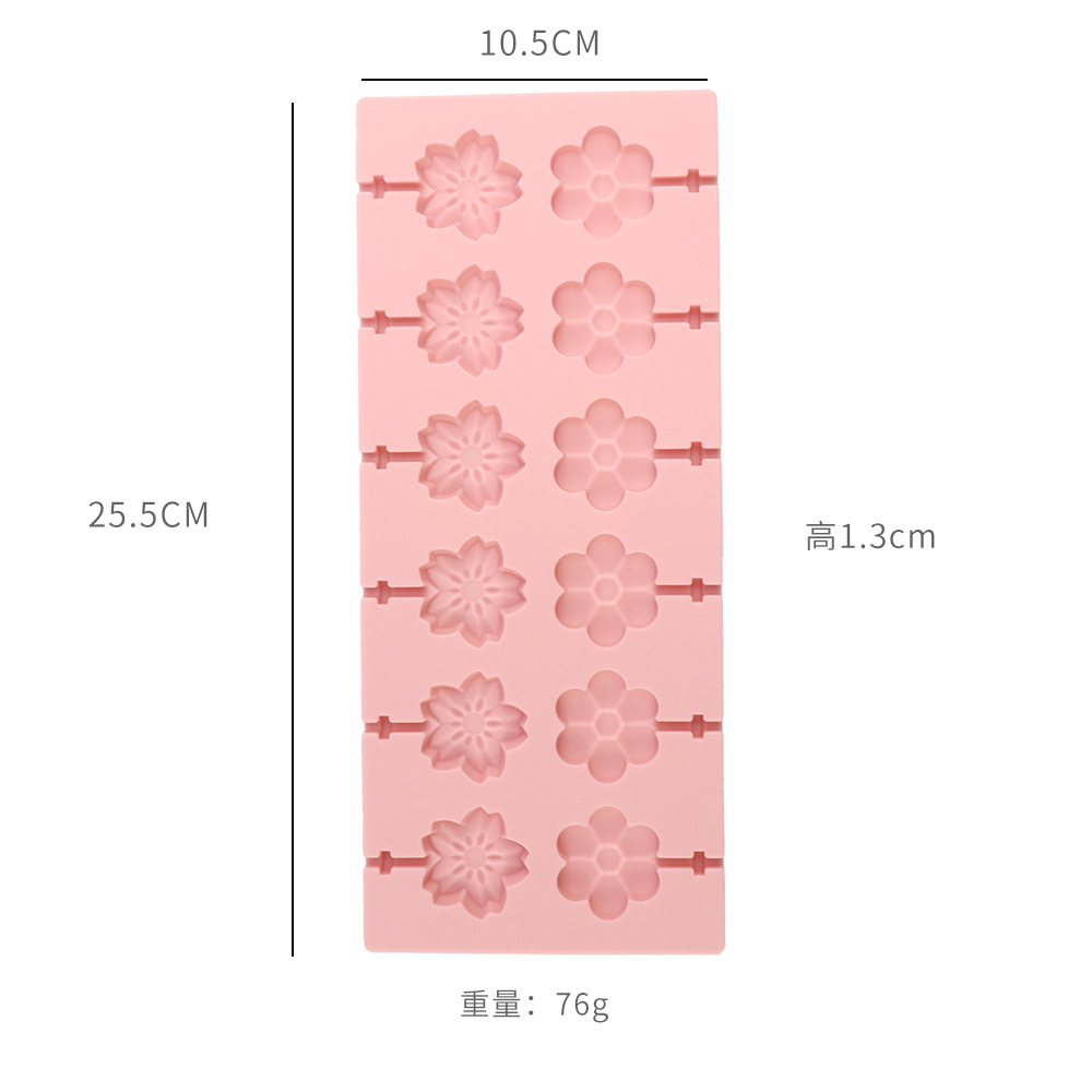 Lollipop molde silicona Navidad niños azúcar molde Lollipop hornear DIY Herramienta 8 12 incluso rejilla molde antiadherente