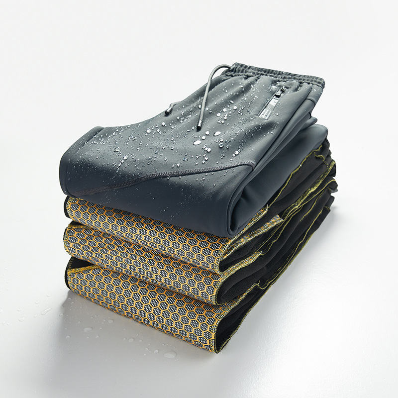 Graphene Fleece-Lit Pants Men's Autumn and Winter Outdoor Windproof Waterproof Rustic Pants Youth Sports Foot-Beam Mountaineering Pants Graphene Fleece-Lit Pants Men's Autumn and Winter Outdoor Windproof Waterproof Rustic Pants Youth Sports Foot-Beam Mountaineering Pants