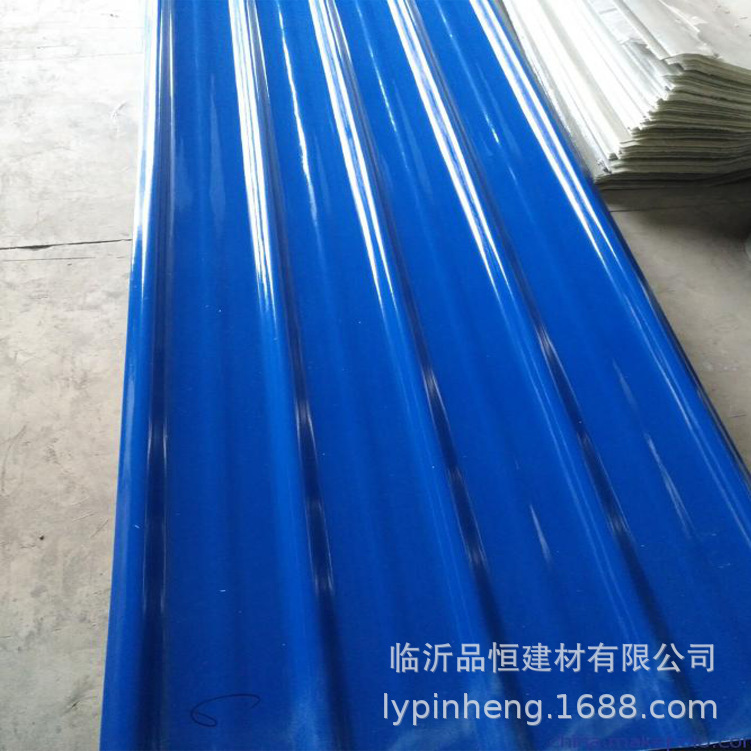 兖州鱼台蓝色asa瓦片屋顶塑料瓦泗水白色pvc塑钢瓦隔热瓦波浪瓦厂