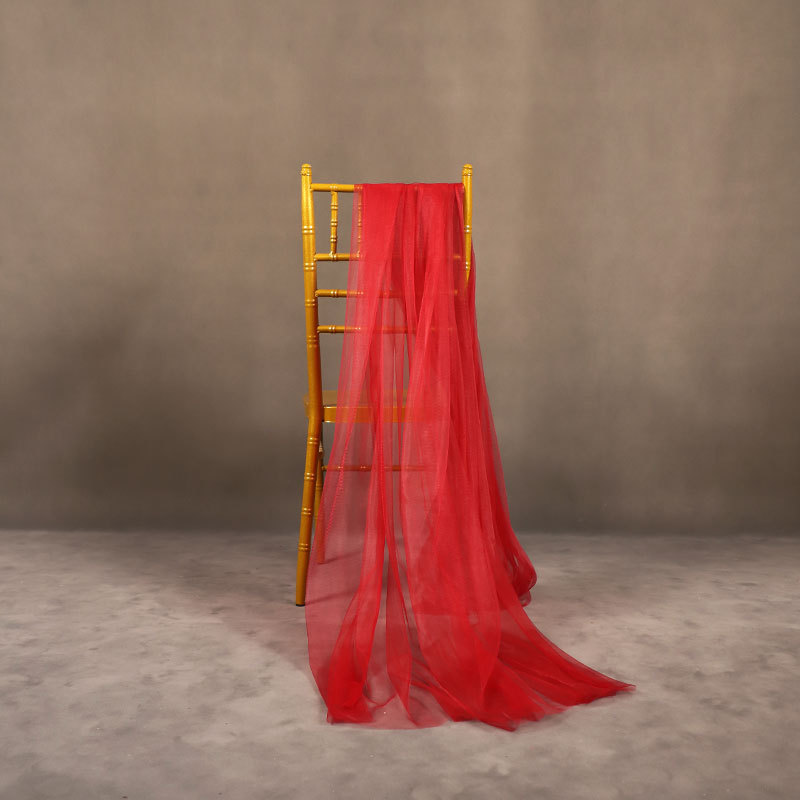 Sillas de boda transfronterizas cortina tela