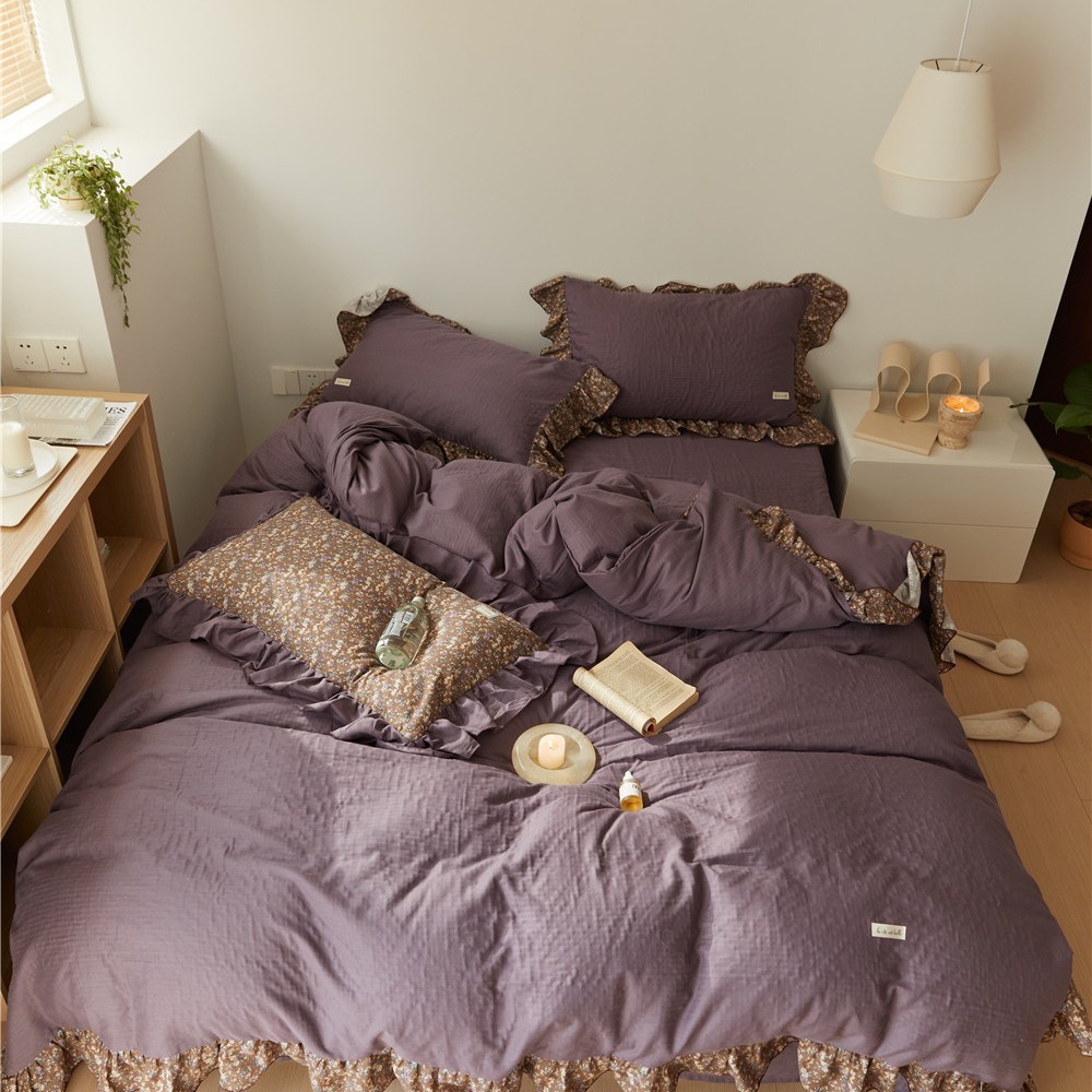 Cz 레이스 더블 원사-타로 퍼플