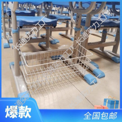 学生桌挂篮置物篮收纳学校书桌挂篮小书架放置书包挂篮