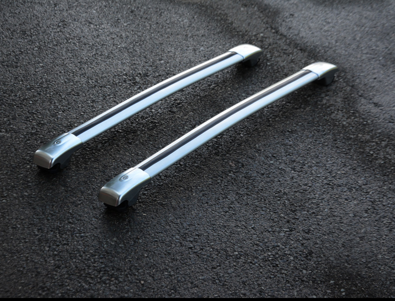 Crocodile-style roof rack with crossbars, aluminum alloy roof rack, universal travel rack with strong load-bearing capacity