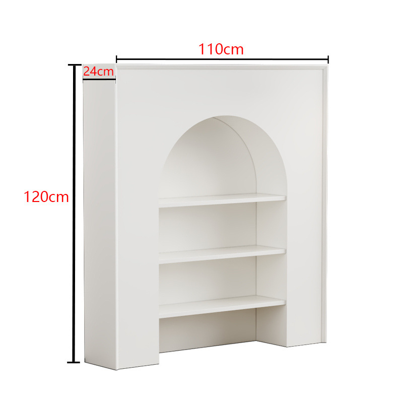 흰색 벽난로 - 길이 110CM*너비 24CM*높이 120
