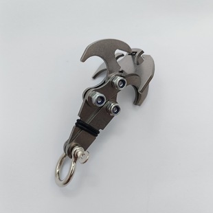Outdoor Folding Stainless Steel Survival Hook Outdoor Rock Climbing Hook Camping Folding Clip-on Flying Tiger Claw in stock