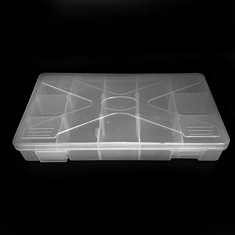 多格PP透明分隔盒塑料包装盒收纳整理盒零件盒首饰螺丝电子零件盒