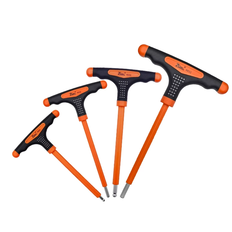 Hexagonal wrench, ball head, non-slip long handle, screwdriver, three colors, official flagship store