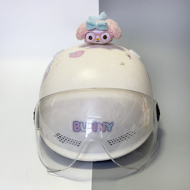 Diàndòngchē – Electric Motorcycle Helmet Auto Parts and Accessories - double-sided-picture-no-helmet-my-melody