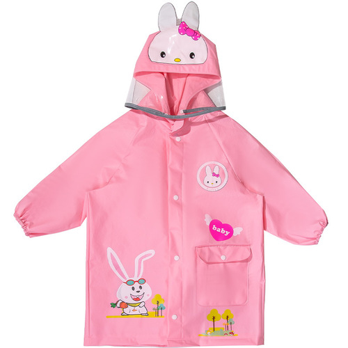 Children's raincoat, cute cartoon baby, children's cloak-style poncho, outdoor waterproof baby raincoat for boys and girls when going out