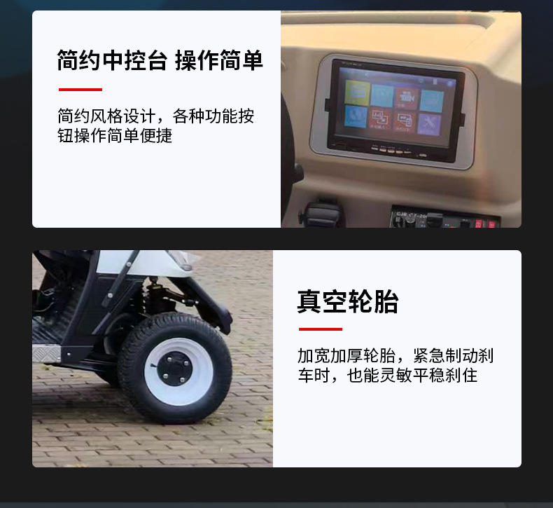 Electric Golf Sightseeing Car 8-Seater Hotel Shuttle Bus Tourist Car Golf Cart