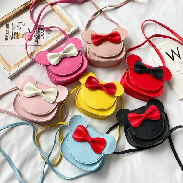 Manufacturer Wholesale Gu Liang Ji Ji Korean Style Playful and Cute Mini Single Shoulder Crossbody Backpack, Wear-Resistant, Color-Blocking, One-Piece Dropshipping