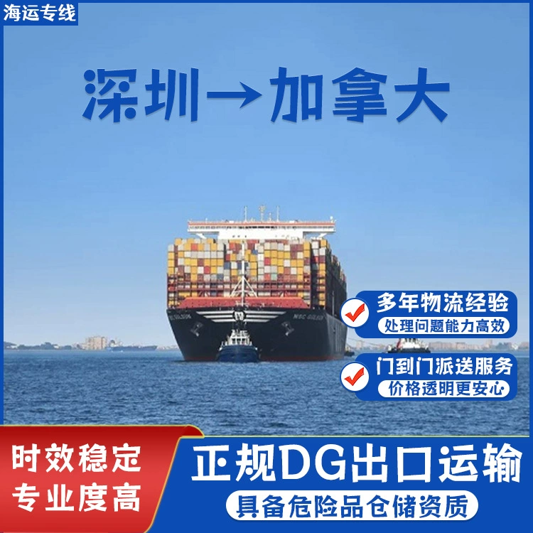 Литиевая батарея Shenzhen Shipping в Канаду