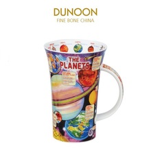 DUNOON英国进口丹侬骨瓷杯大容量马克杯男生杯行星水杯夜空杯子