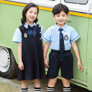 2023 Summer New Primary School Uniform Kindergarten Garden Uniform June 1 Performance Suit First Grade Children's Class Suit