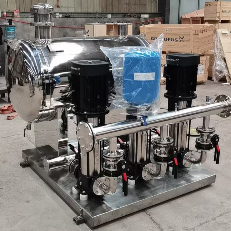 无负压供水设备厂家  全自动智能变频恒压控制管网叠压给水设备