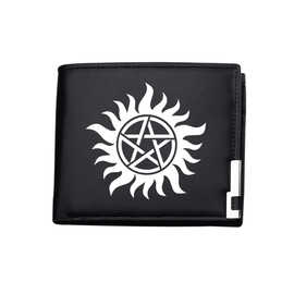 外贸热销一件代发邪恶力量男士短款钱包铁边韩版青年男女横款钱夹