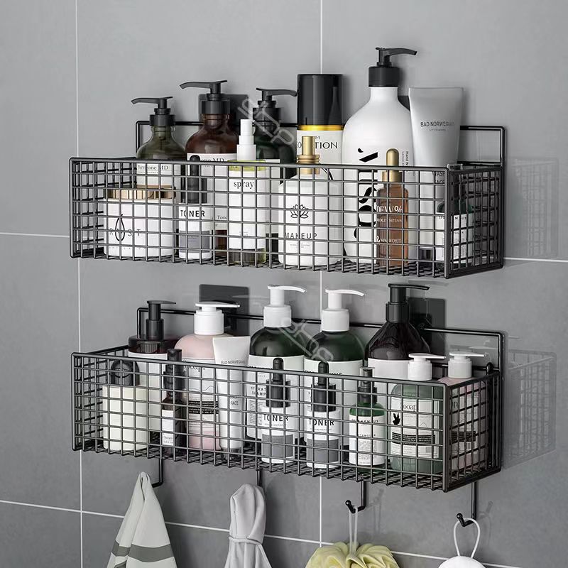 Toilet Bathroom Hole-free Wall-mounted Storage Rack Toilet Toilet Washstand Bath Wall Storage Shelf Toilet Bathroom Hole-free Wall-mounted Storage Rack Toilet Toilet Washstand Bath Wall Storage Shelf