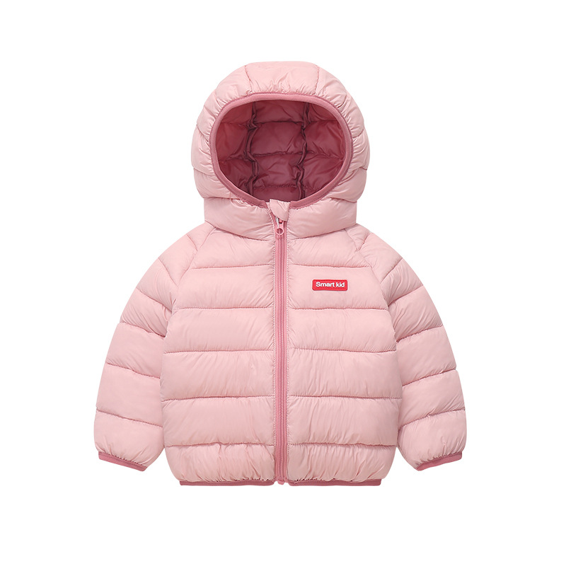 Ropa de algodón para niños transfronterizos nueva chaqueta de algodón de color sólido en primavera, otoño e invierno, dulces para niños y niñas, ropa de algodón encantadora y extranjera para niños