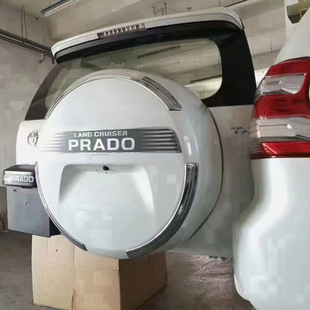 Suitable for 10-20 Years Toyota Overbearing Prado Rear Mount Spare Tire Assembly and Spare Tire Cover Brake Light