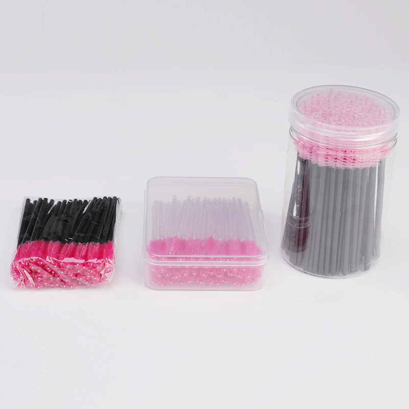 Brush for eyelashes, curly disposable eyelash extension