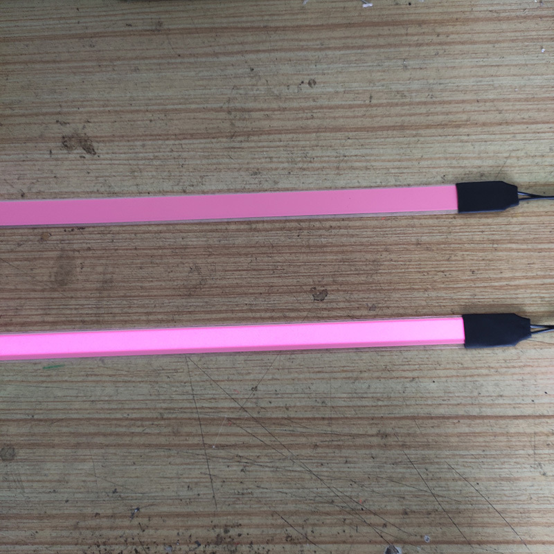 Strip EL | Qìchē Cold light sheet - pink-1cm100cm-with-battery-box