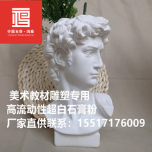 鸿泰美术教材雕塑专用高强特白石膏粉
