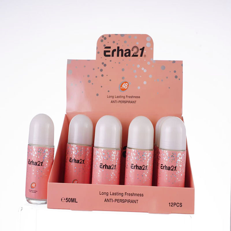 Erha21 hombres y mujeres, axilas, gotas secas, sudorosas, antitranspirantes, loción corporal Paco Goddess Camla 50ML