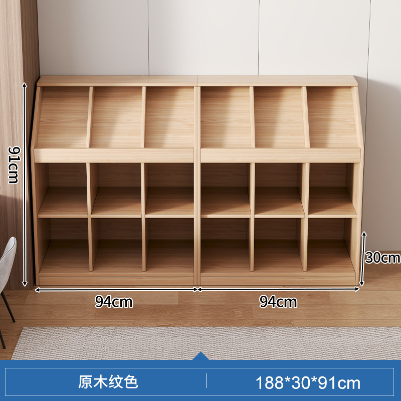Estante de estantería Estante de piso a techo Estantería corta Combinación de gabinete de rejilla Gabinete de almacenamiento Hogar integrado contra la pared Gabinete de almacenamiento de exhibición