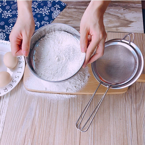 Инструменты для выпечки, ультратонкое сито для муки, ручное сито из нержавеющей стали, 60 сеток, мелкое сито для сахарной пудры, бытовое сито для сушилки для порошка