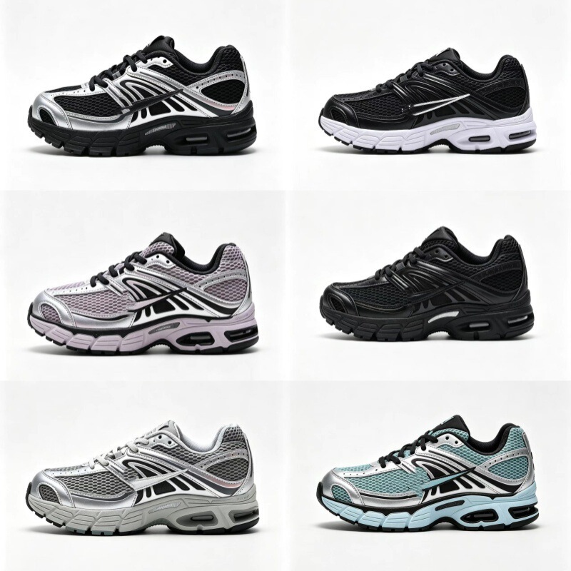 Putian shoes cross-border foreign trade Max Moto2K retro men's and women's cushioned breathable air-cushion shoes, wear-resistant and non-slip sports shoes