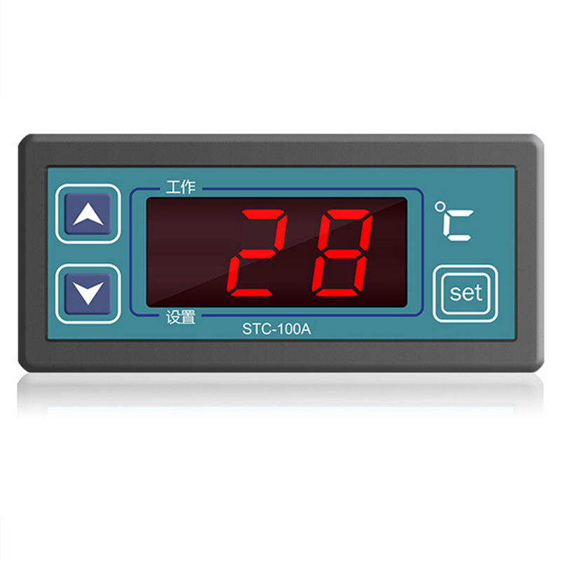 Controlador Digital de Temperatura por Microcomputadora STC-100A, Empotrable, para Congeladores
