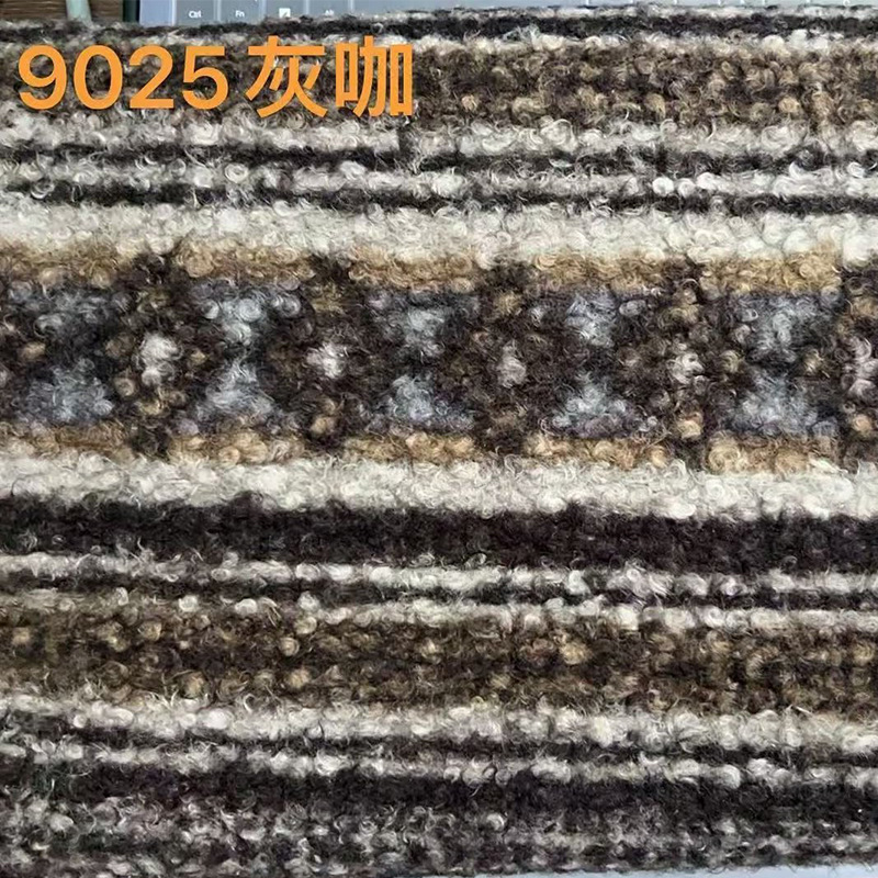 现货批发 圈圈绒印花绒布 羊圈绒秋冬大衣外套玩具鞋帽箱包面料