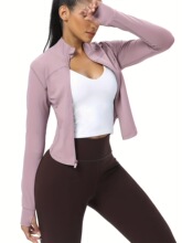 M 80098 Sporty Stand Collar Jacket �˶����� ����ѷŷ���羳