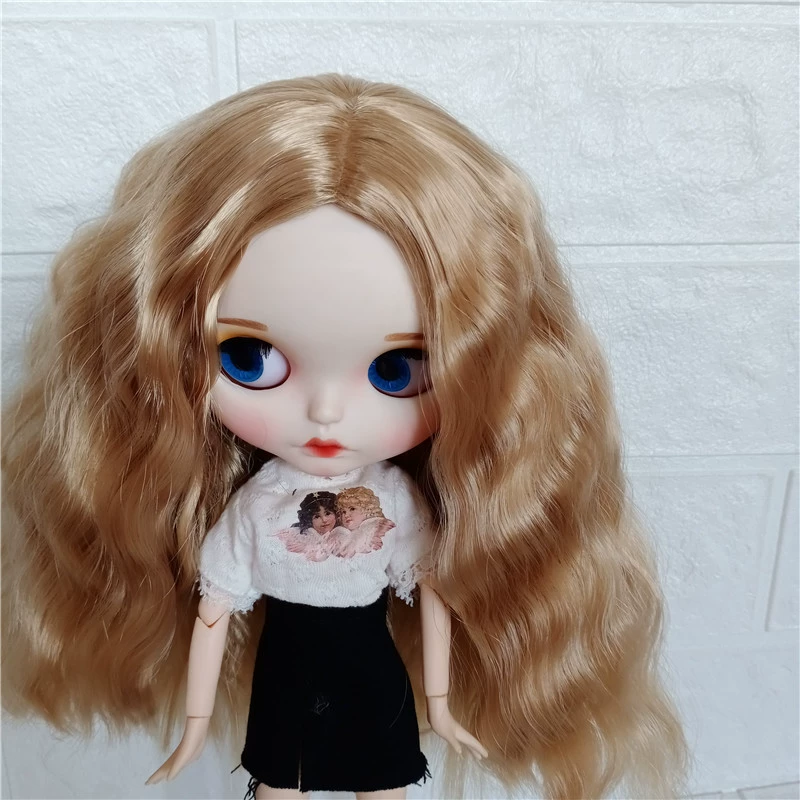 Парик для куклы Blythe с тканевой шапочкой, окружность головы 25–27 см, разные фасоны и цвета