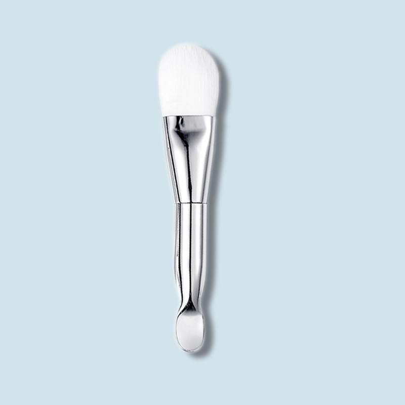 Cepillo de máscara de silicona de doble cabeza con cepillo de maquillaje multifuncional herramienta de maquillaje