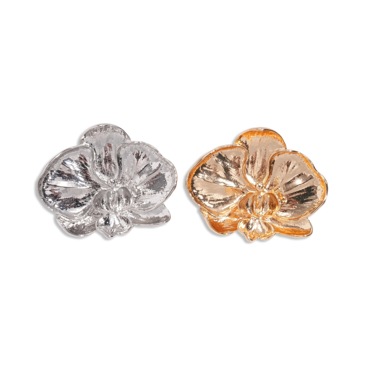 Broche de flores de metal pesado europeo y americano estilo transfronterizo temperamento simple pectoral nicho personalidad alta sensación pectoral mujer