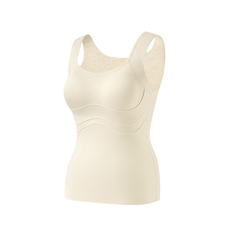 Finna Fuyang seda de caballo de caballo a temperatura constante calor adelgazante, levantamiento anti-caída sin sujetador, ropa interior cálida para mujeres