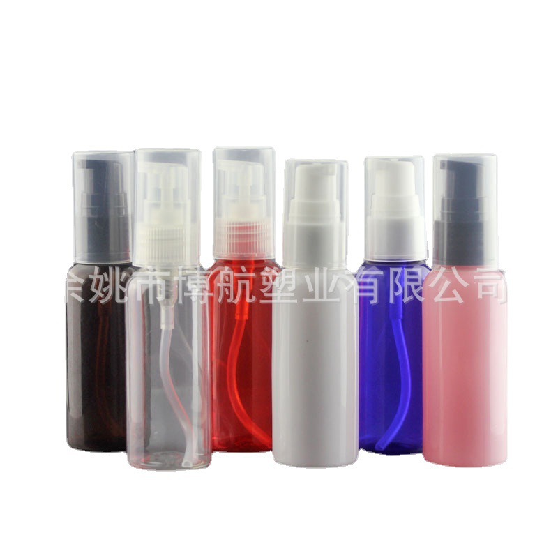 厂家直供按压瓶化妆品纯露瓶子包材分装瓶包装瓶pet包装瓶乳液喷