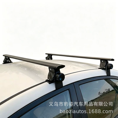 Tiger Claw Car Universal Roof Crossbar Luggage Rack Aluminum Alloy Roof Crossbar Non-destructive Installation Load Rack Crossbar (Roof rack) - two-black-tiger-claw-crossbars-nut-type-120cm