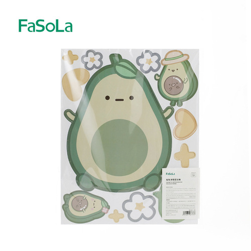 FaSoLa household fruit-shaped magnetic refrigerator message board rubber soft magnetic stick and wipeable refrigerator magnet