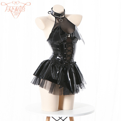 COS Japanese two-dimensional cos witch cosplay costume female little devil see-through short skirt pure desire hot girl uniform