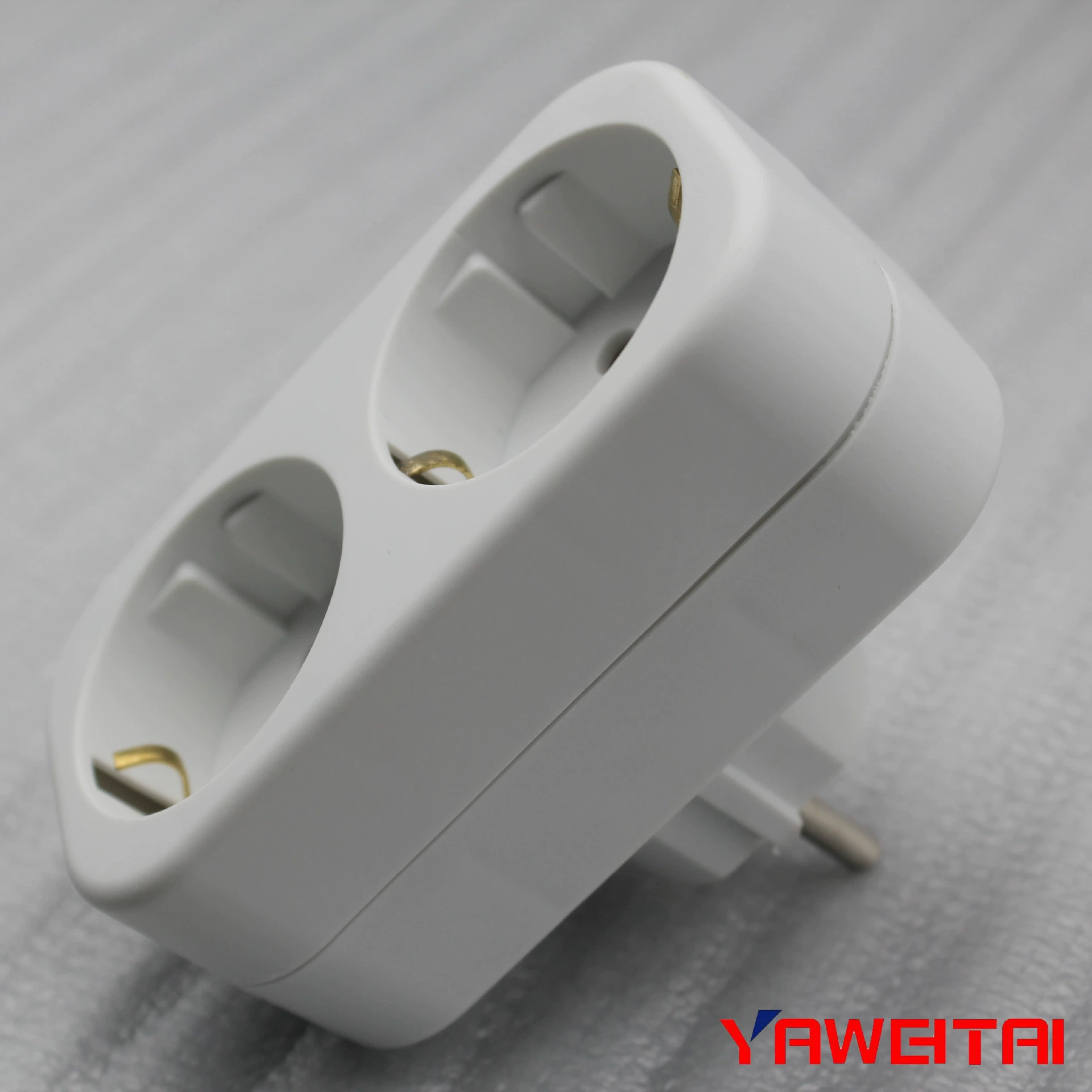 Yaweide bid two -hole/two plug -in plug -in band -guaranteed Russian Schuko two -turn plug plug plug