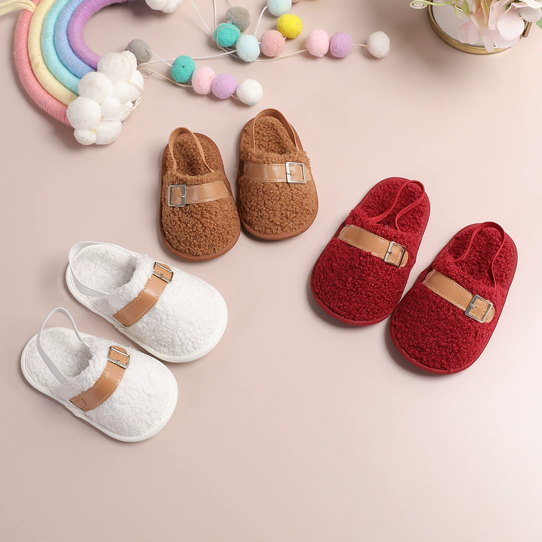 Трансграничная внешняя торговля осенняя и зимняя детская обувь теплая износостойкие тапочки модные домашние детские кроссовки нескользящие внутри и снаружи