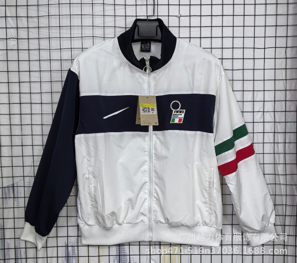Chaqueta Bordada retro de manga larga y gruesa Manchester United Barcelona Inglaterra Brasil Real Madrid Liverpool image 77