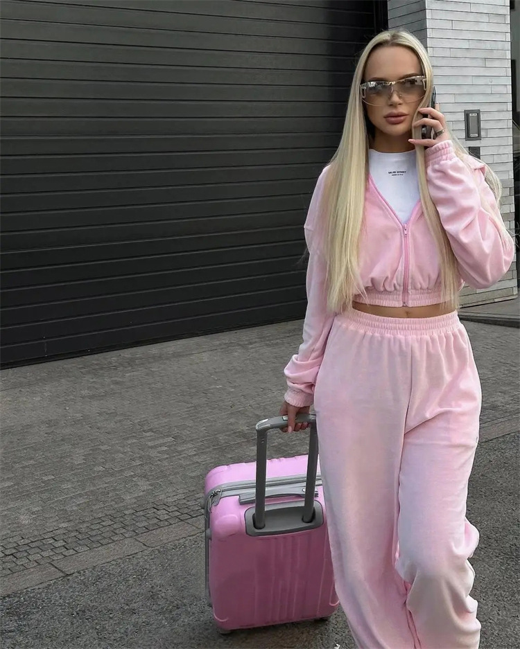 469g Weight Long Sleeve Sleeve Length Cotton Blend Fabric Type Pant Co-ord Set Sets Type 2 Pieces Set Quantity Casual, Daily, Street Occasion Hooded Neckline Loose Fit Type Solid Color Pattern Spring, Autumn Season Women's Gender Simple Style Style Casual Daily Street Women's Simple Style Solid Color Cotton Blend Pant Co-ord Set Pants Sets 7