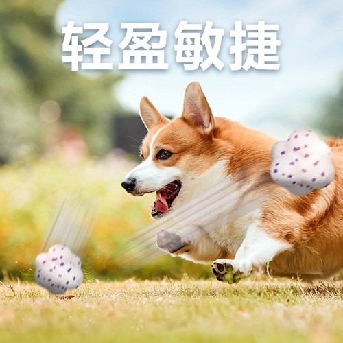 FOFOS Two Fox Dog Toy Balls, Teeth Resistant Toys, Border Collie, Golden Retriever, Corgi, Large Dog Pet Balls