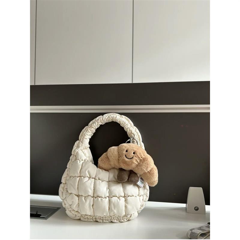 Cos Women's Quilted Texture Fingertip Cloud Bag 2025 Spring and Summer New Product Micro Korean Pleated Dumpling Bag