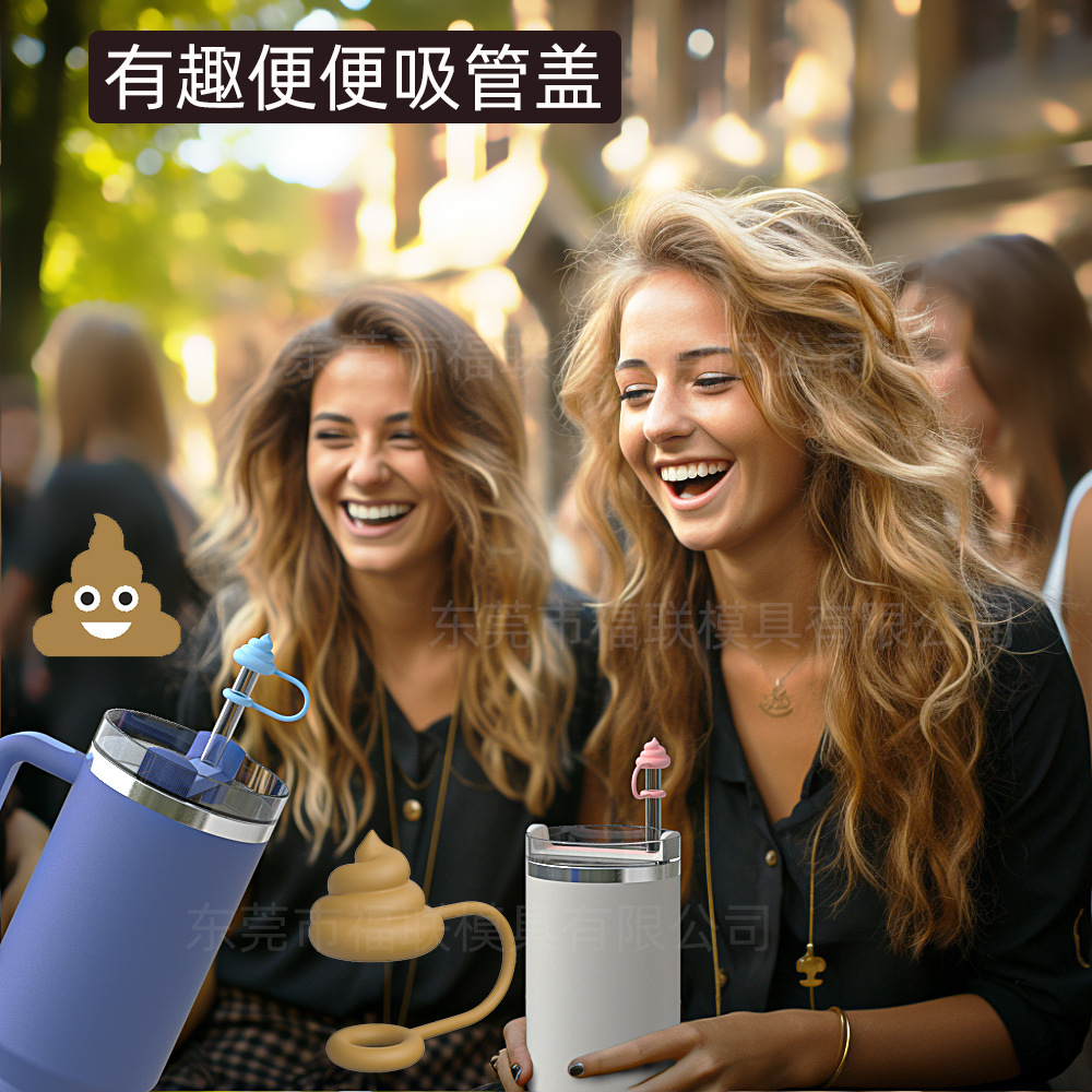 Taza de helado Taza de agua Tapa de paja de helado Tapa antipolvo Tapón antidesbordamiento Tapa de copa de silicona de paja de copa Stanley Cup