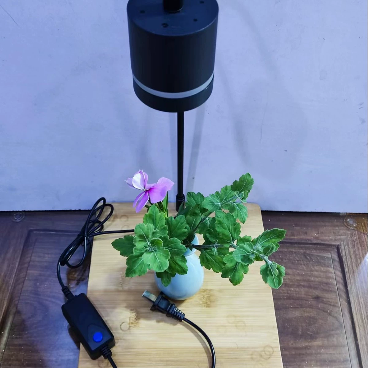 Аквариум бамбуковая доска лампа для растений водные растения, посвященные чипу полного спектра, светильник для роста COB можно поднимать и опускать под углом