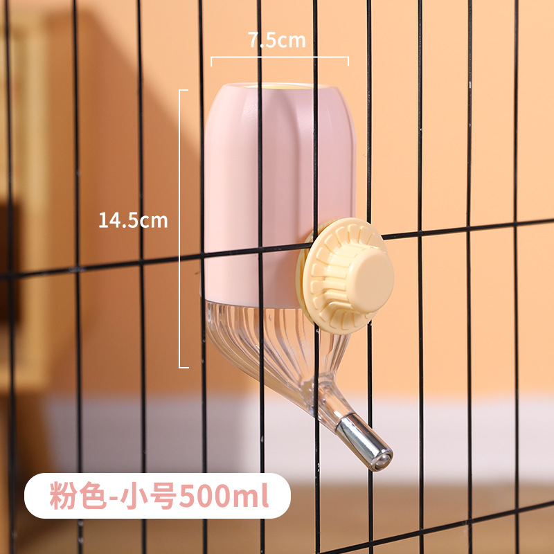 Bebedero para perros, boca no mojada, bebedero para gatos, jaula para perros con bolas, alimentador de agua, hervidor para mascotas, colgante, anti-volteo